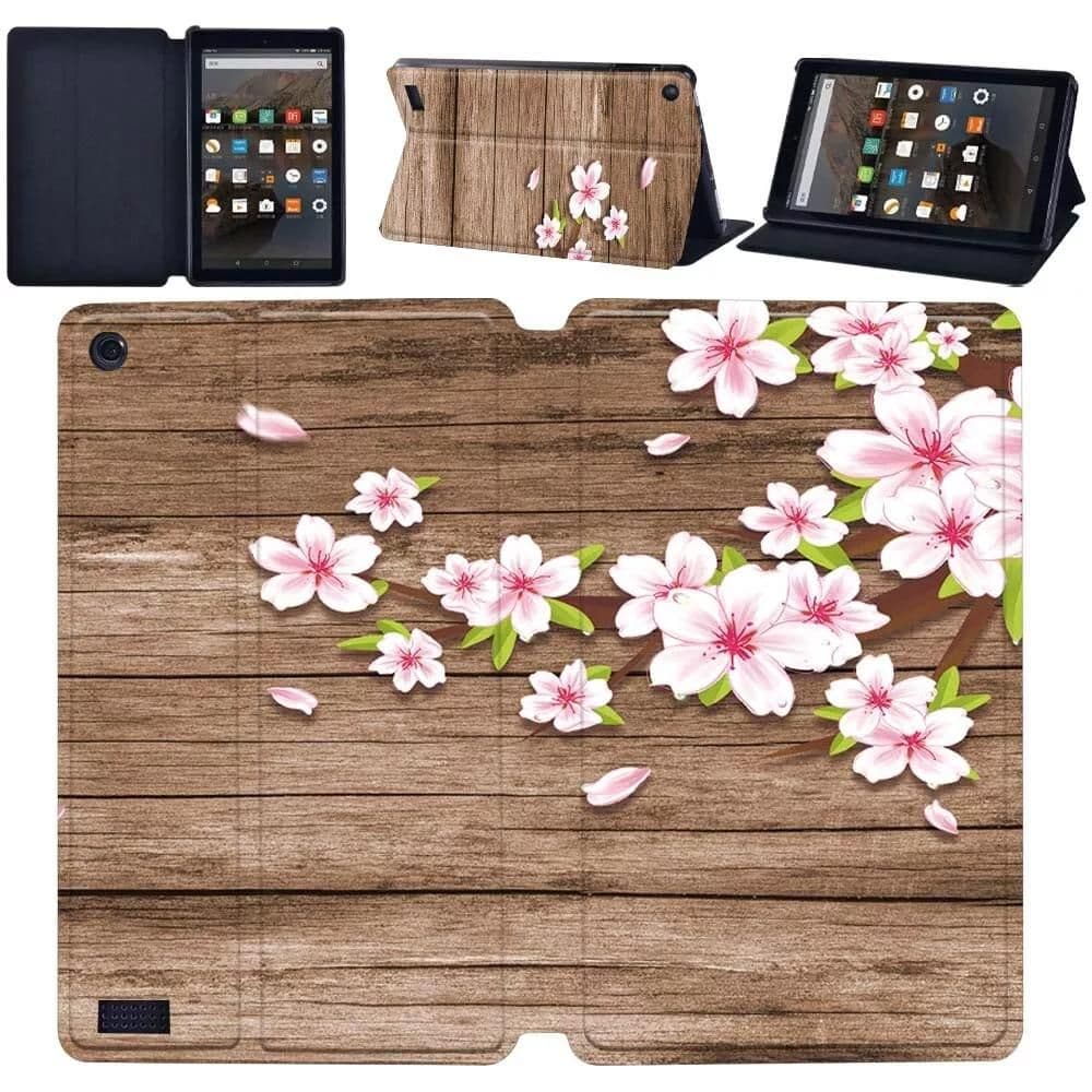 Amazon Fire Tablet Case - Pink Petals